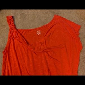 Braided strap / cap sleeve top sz S